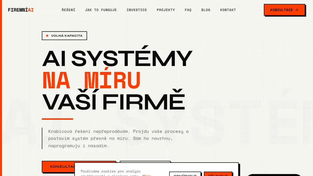 AI pro firmy - snímek 1