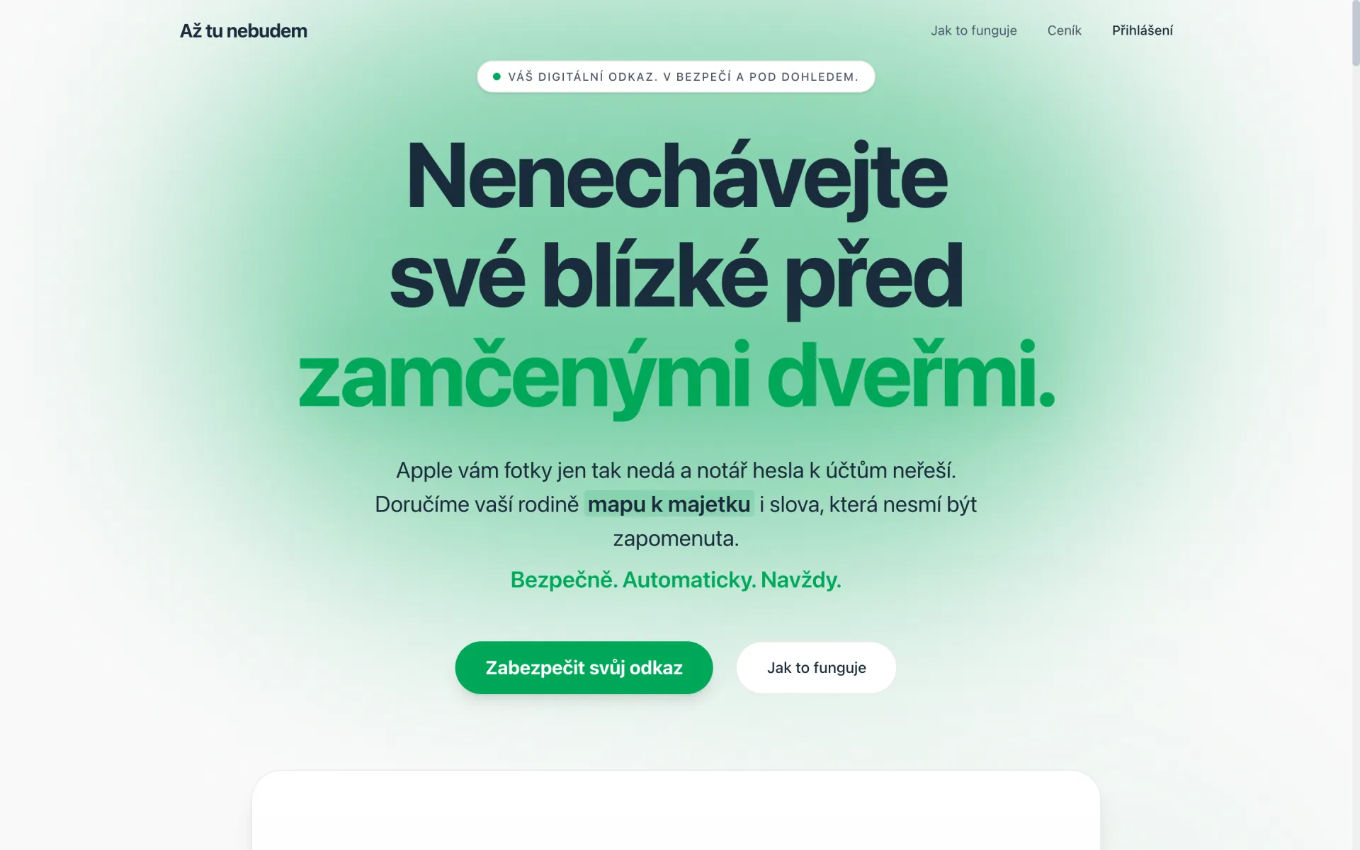 Až tu nebudem