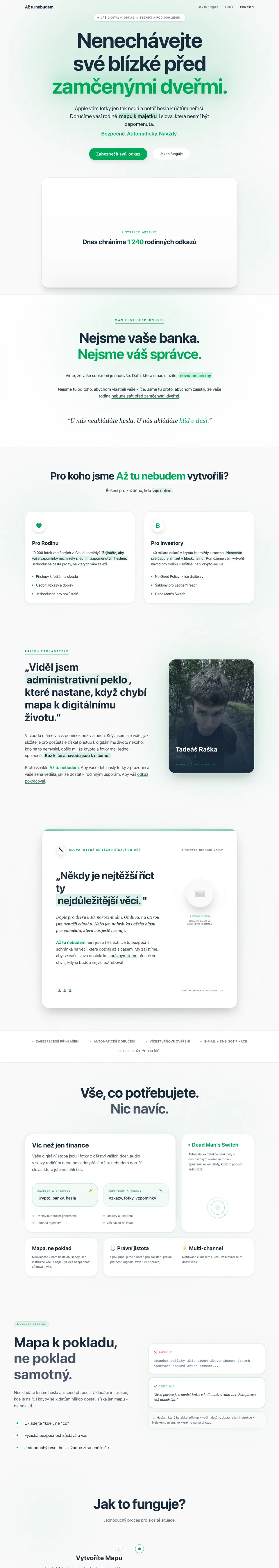 Až tu nebudem